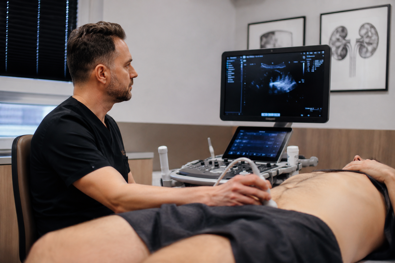 USG Doppler prącia – diagnostyka naczyniowych przyczyn zaburzeń erekcji u młodych mężczyzn